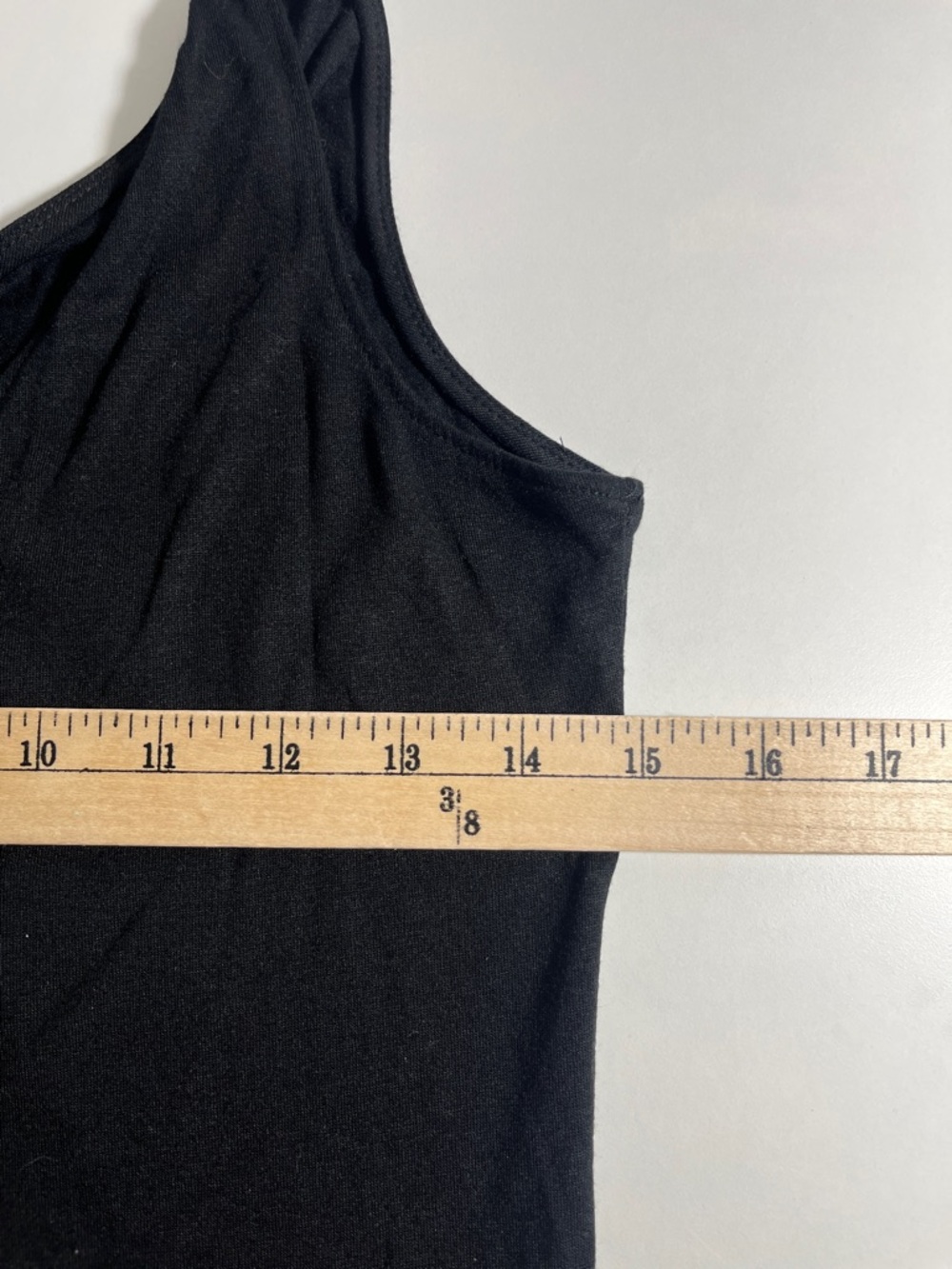 Black V-Neck Slip Dress - Minimal Tank Style Small - Picture 3 of 7
